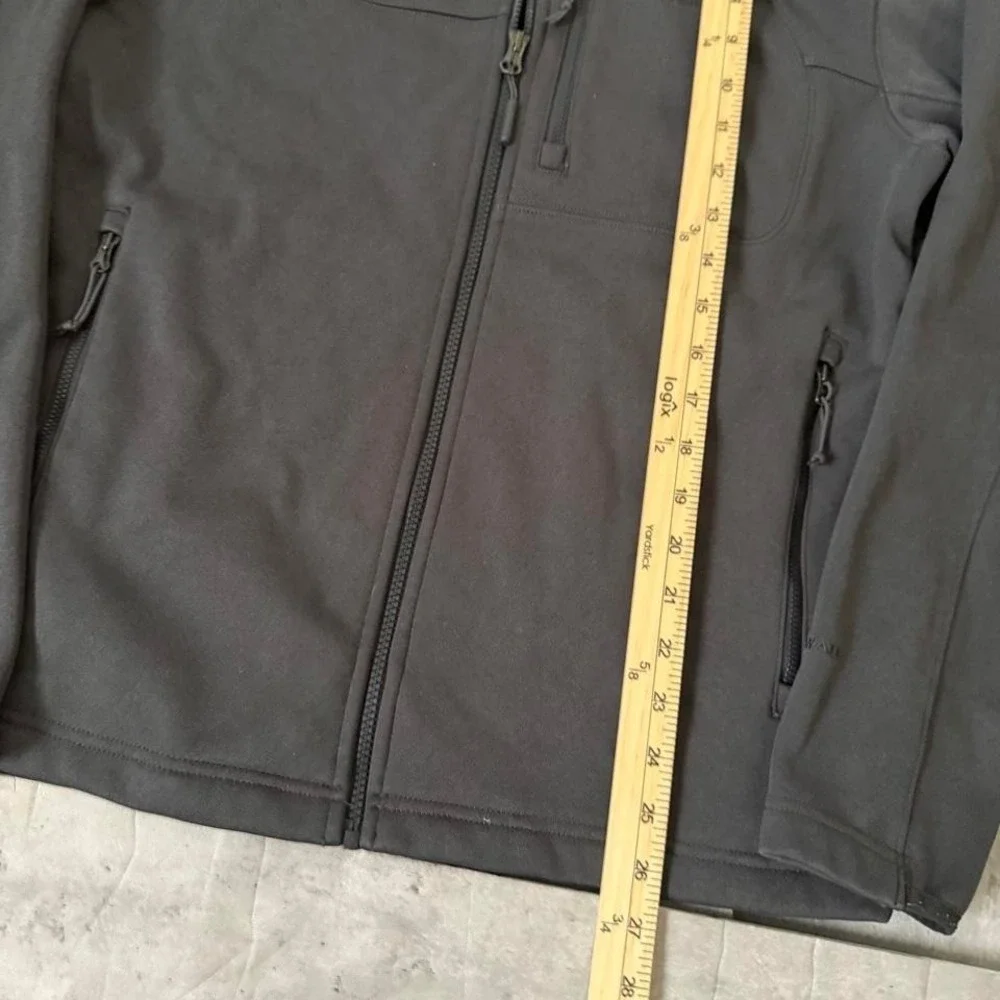 The North Face black fleece jacket size M